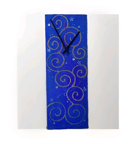 Orologio parete decorato - da, a