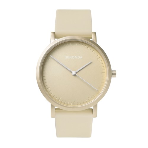 Orologio analogico champagne